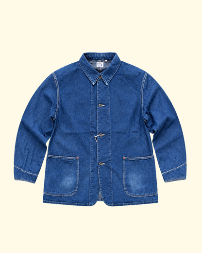 WWII Denim Coverall Jacket | Vintage Indigo