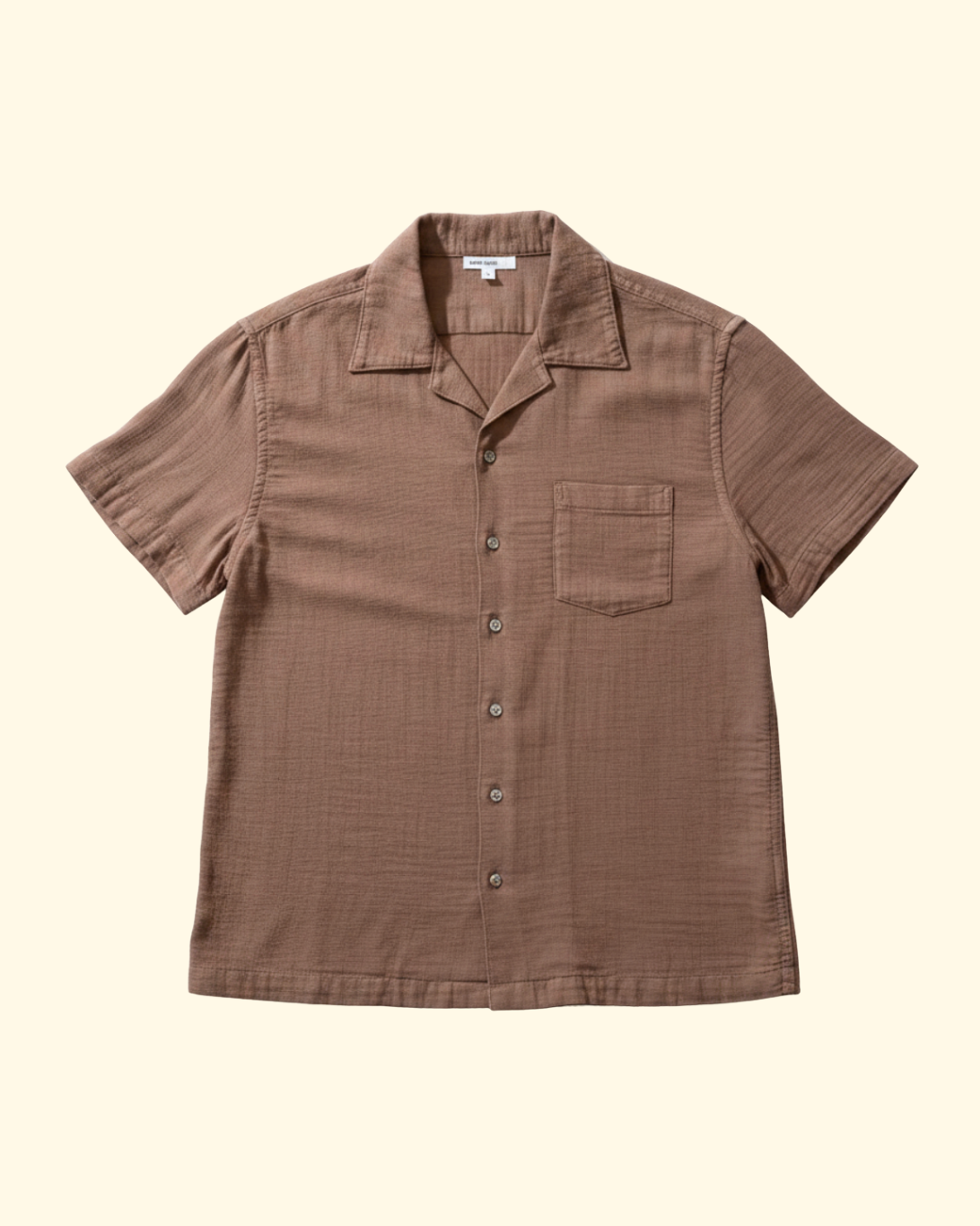 Wrench S/S Waffle Shirt | Bourbon