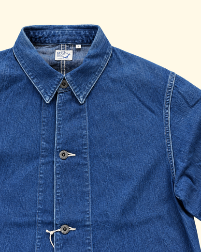 WWII Denim Coverall Jacket | Vintage Indigo