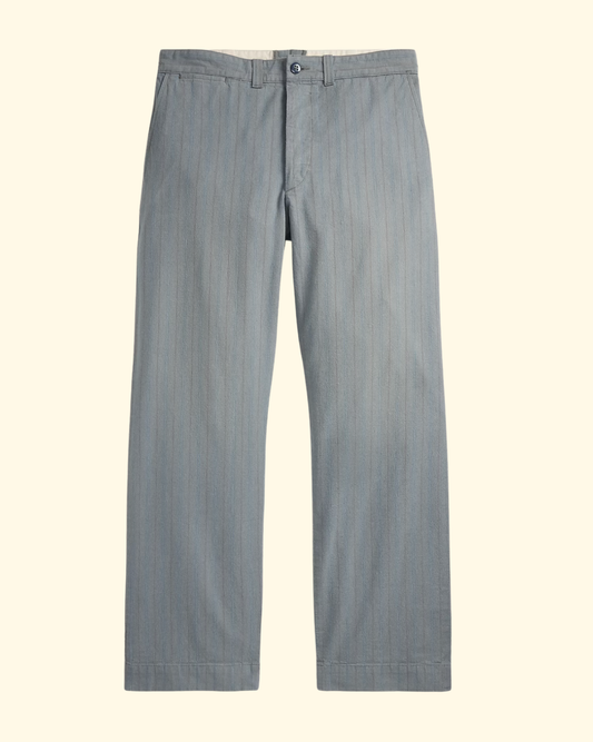 Woven Field Pant | Faded Navy Stripe