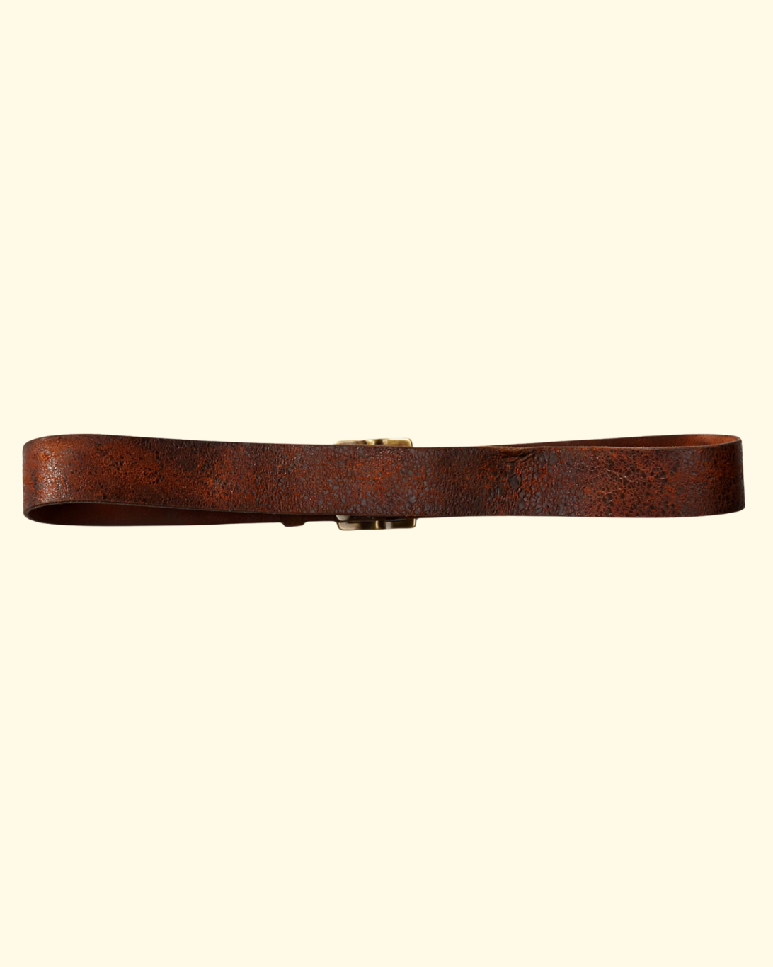 Distressed Leather Belt | Tan