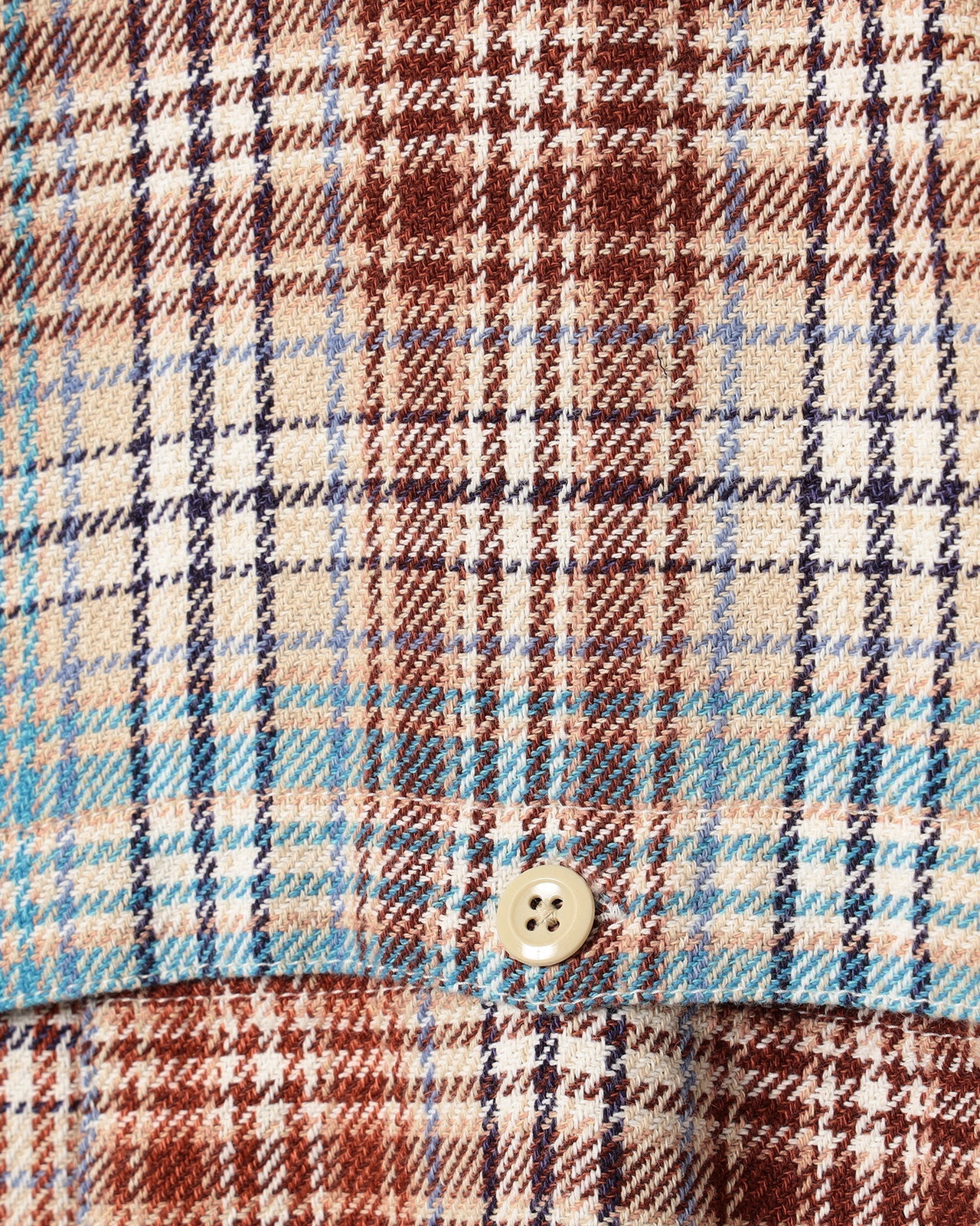 Albert Field Shirt | Ivory Blue