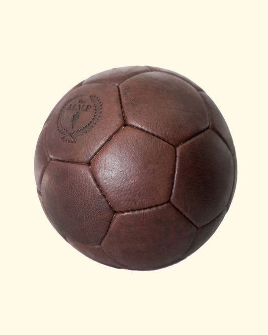 Retro Leather Soccer Ball | Heritage Brown