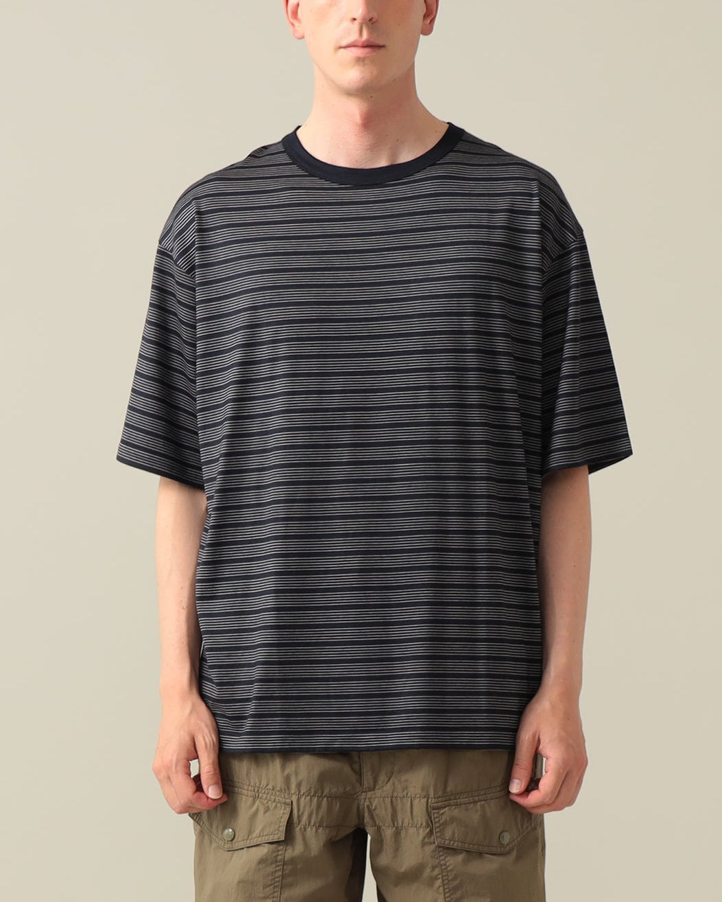 Cooper Striped Tee | Navy