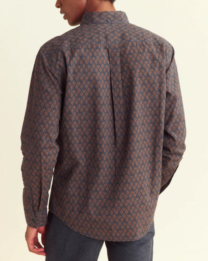 Diamond Tuscumbia Shirt | Black & Brown