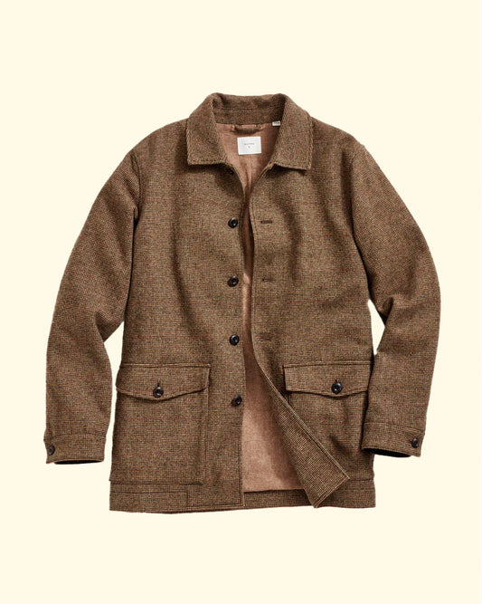 Bennet Overcoat | Brown Multi