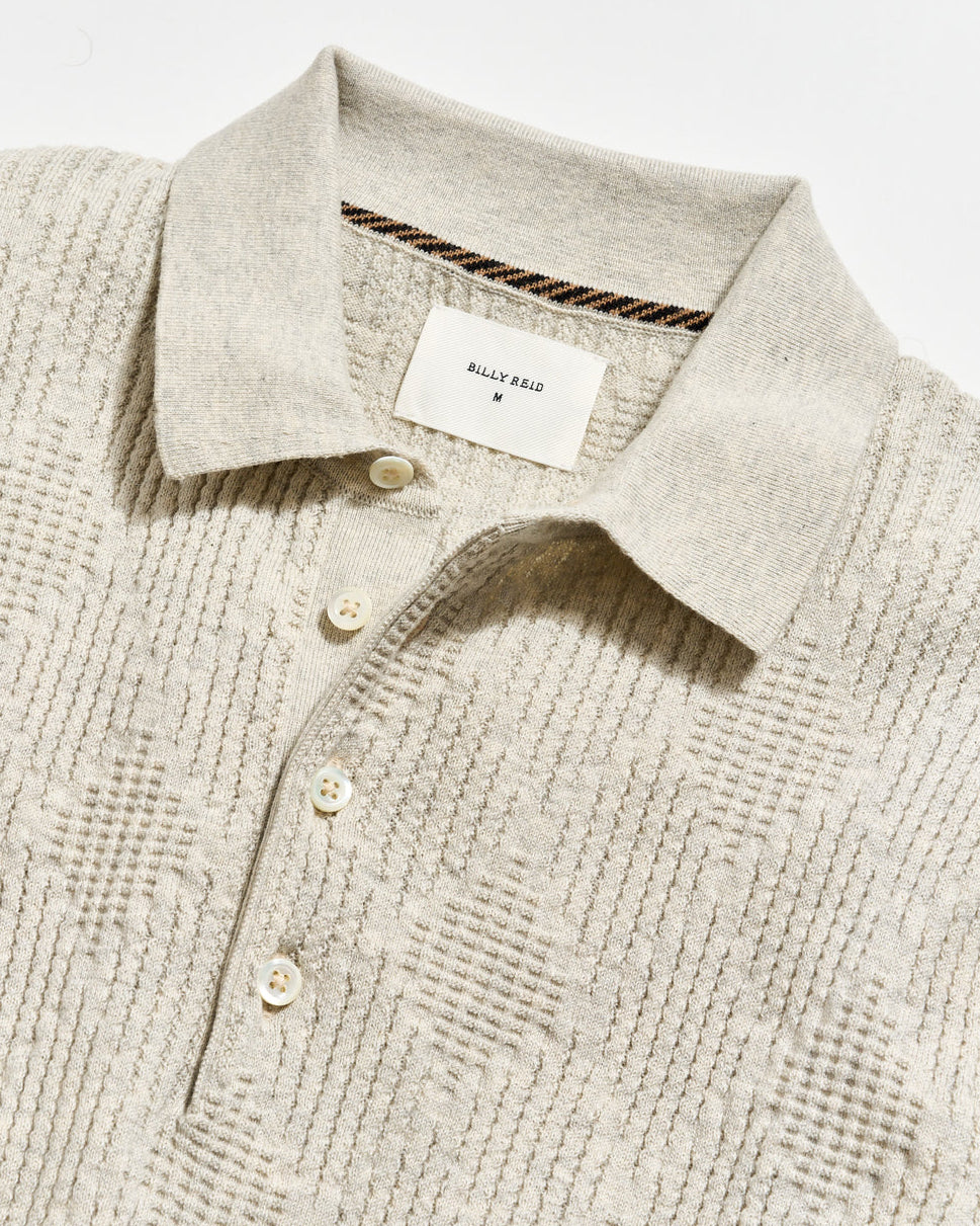 Diamond Polo | Heather Grey