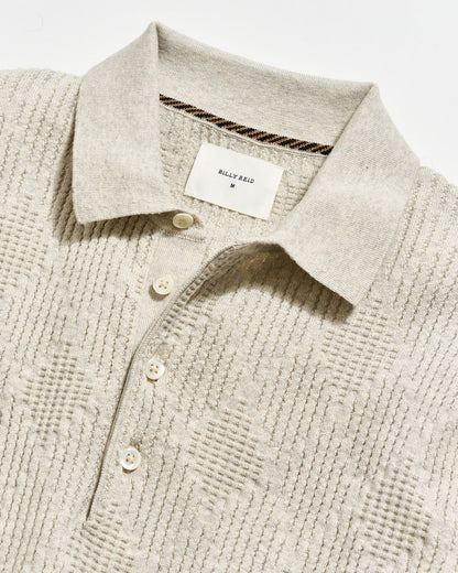 Diamond Polo | Heather Grey