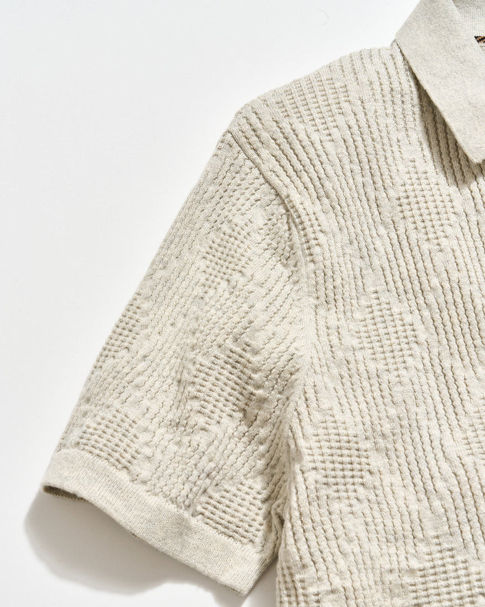 Diamond Polo | Heather Grey