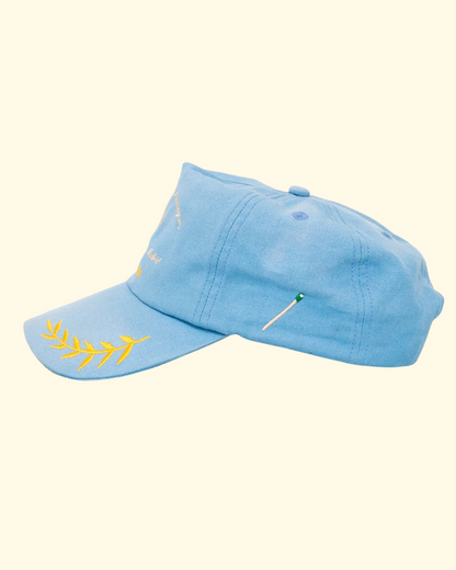 Hasta La Vista Baseball Cap | Canvas Blue