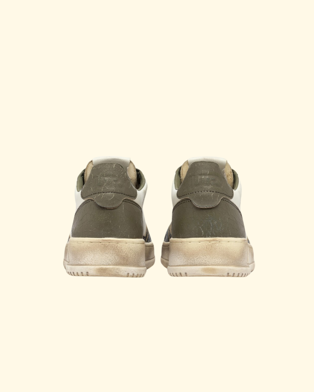 Super Low Vintage | White Covert Green & Black