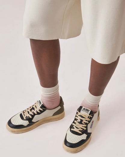 Super Low Vintage | White Covert Green & Black