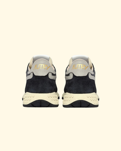 Reelwind Low | Black Nylon & Suede