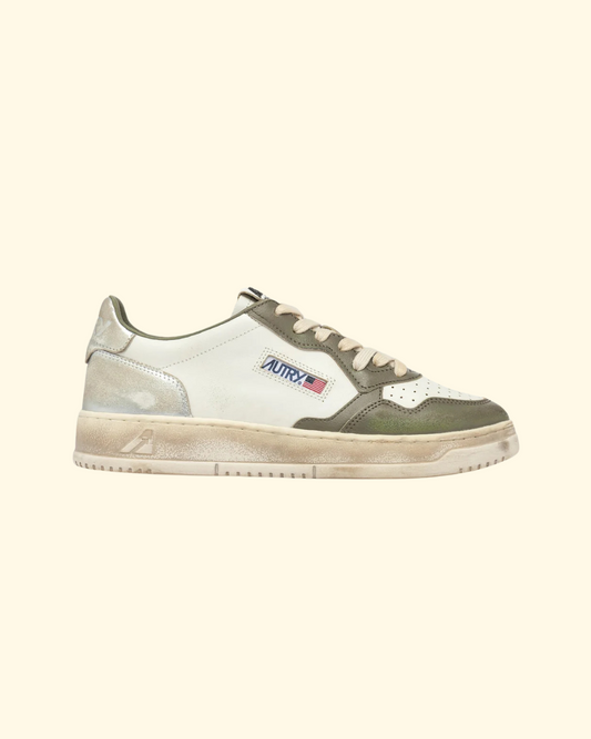 Medalist Vintage Super Low | White/Green/Silver