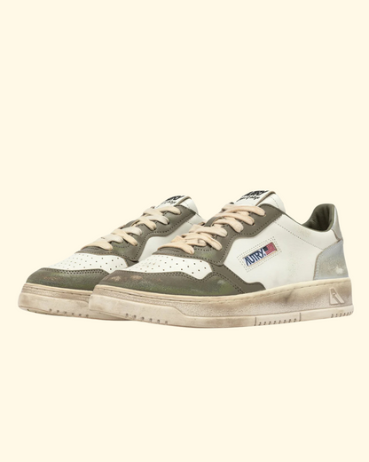 Medalist Vintage Super Low | White/Green/Silver