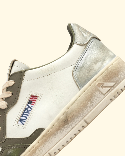 Medalist Vintage Super Low | White/Green/Silver