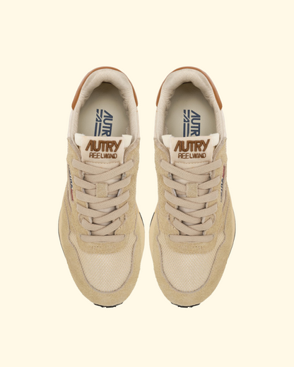 Reelwind Low | Ecru & Cathspy Suede