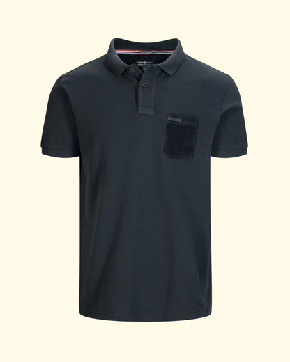 Chukka Pique Polo | Faded Navy