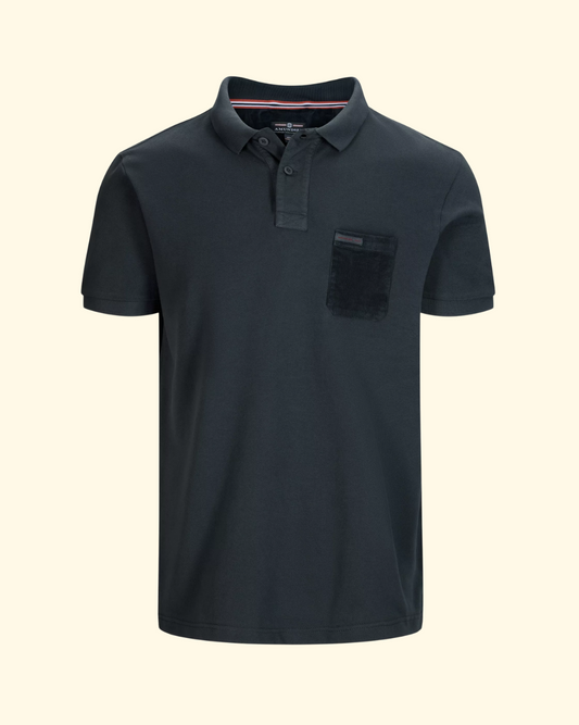Chukka Pique Polo | Faded Navy