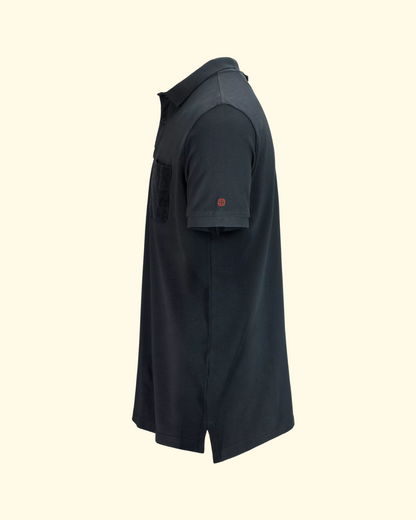 Chukka Pique Polo | Faded Navy