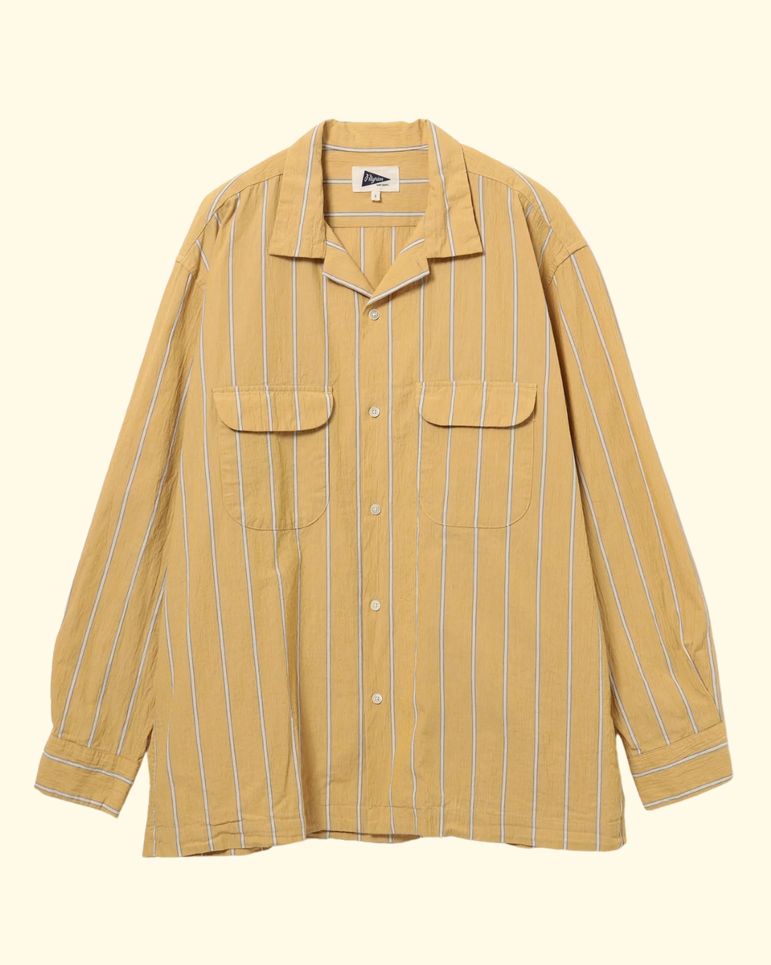 Vincent Shirt | Mustard Stripe