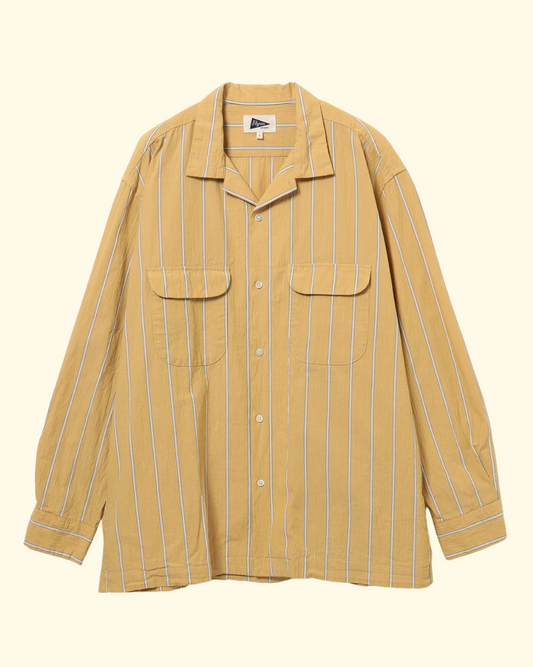Vincent Shirt | Mustard Stripe