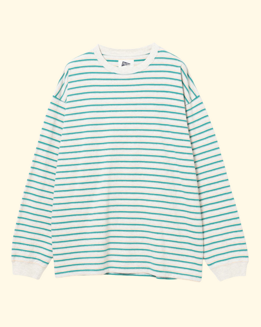 Tucker Stripe Tee | Oatmeal