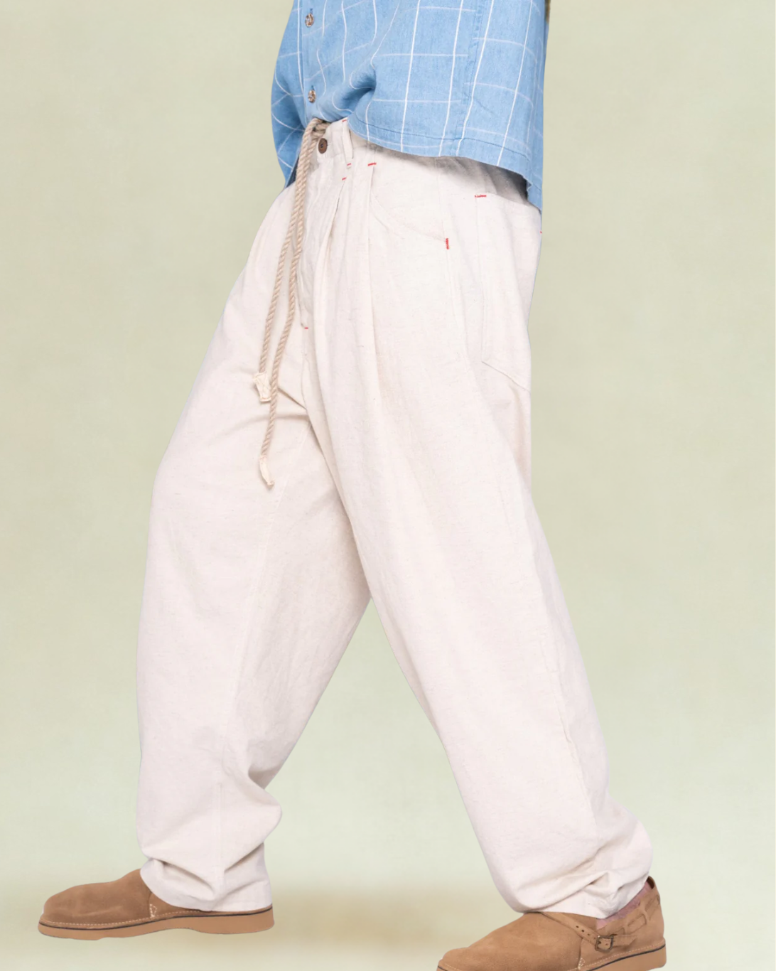 P40 Z Boys Japan Cotton/Linen | Sunfaded Stone