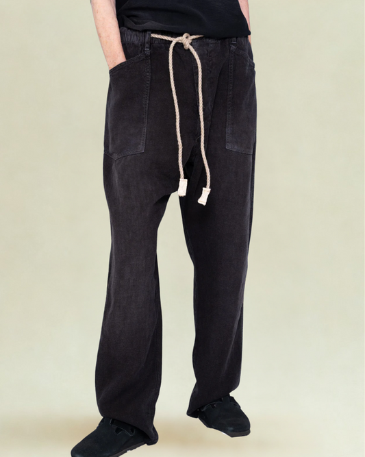 P38 Japan 8oz Linen | Sunfaded Smoke Black
