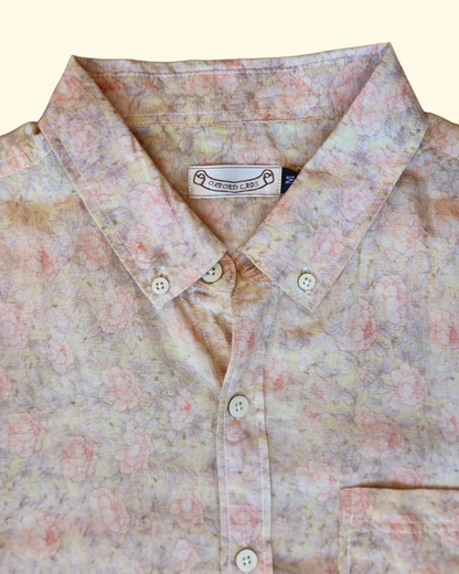 S/S Cotton Silk Shirt | Dusty Rose