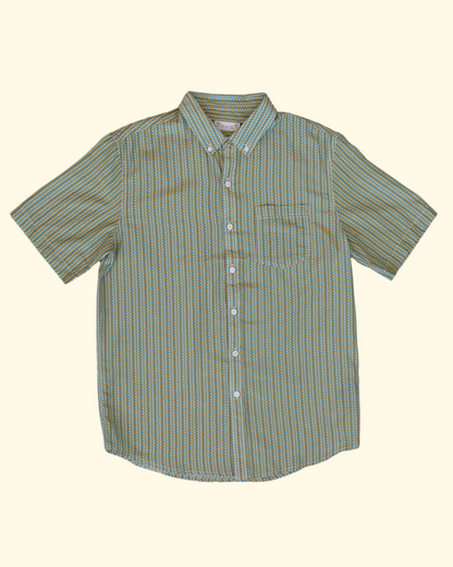 S/S Cotton Silk Shirt | Caterpillar