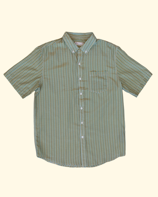 S/S Cotton Silk Shirt | Caterpillar