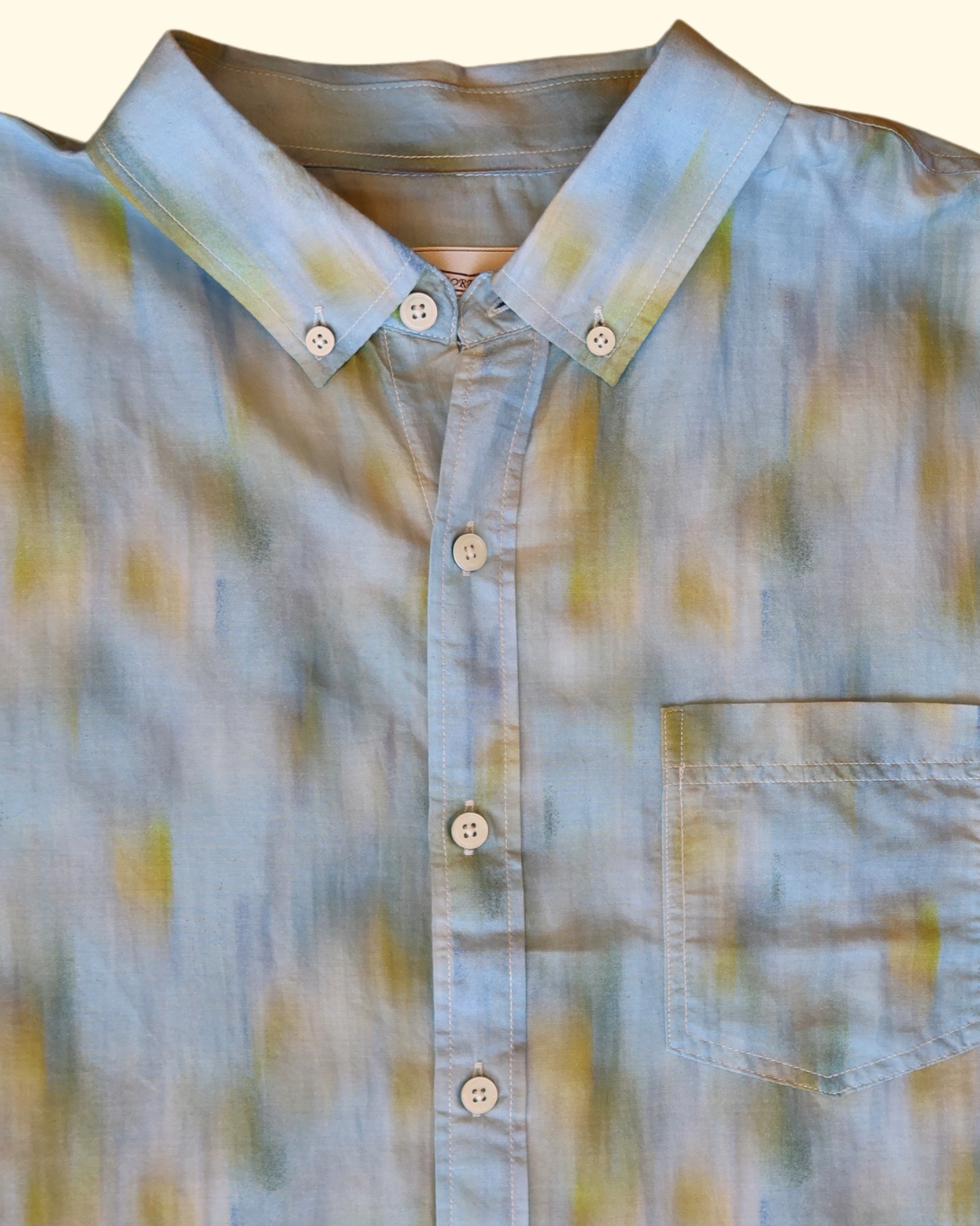 S/S Cotton Silk Shirt | Monet's Garden