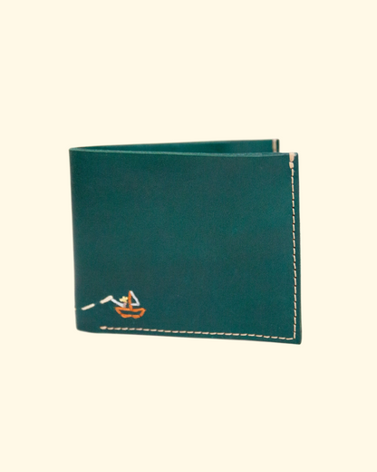 Maritime Leather Wallet | Green