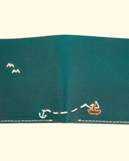 Maritime Leather Wallet | Green
