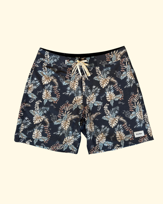 Tropical Paisley Trunk | Black