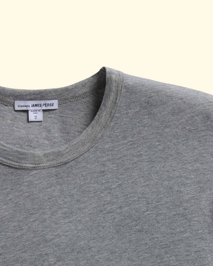 Short Sleeve Crew Neck | Heather Grey