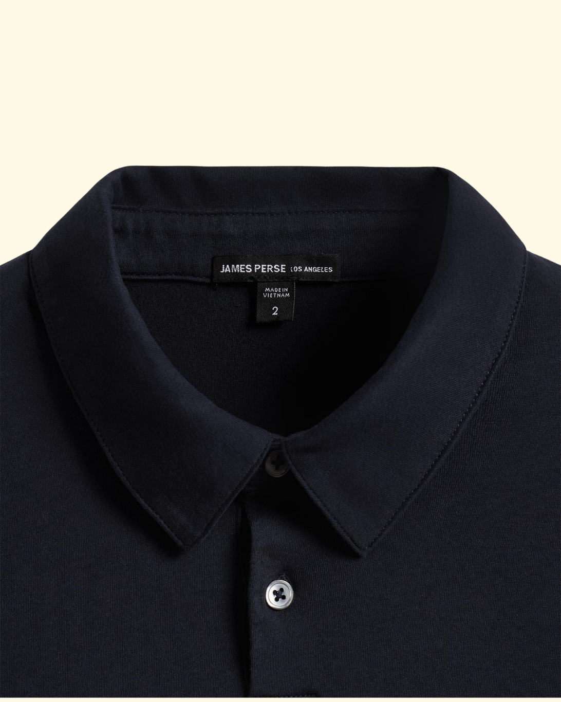 Brushed Jersey Polo | Deep
