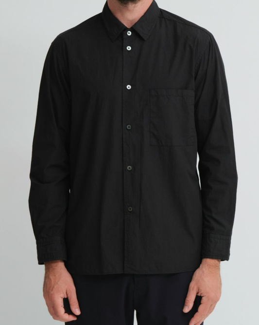 Regular Collar Shirt | Black