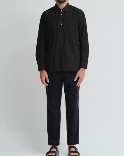 Regular Collar Shirt | Black