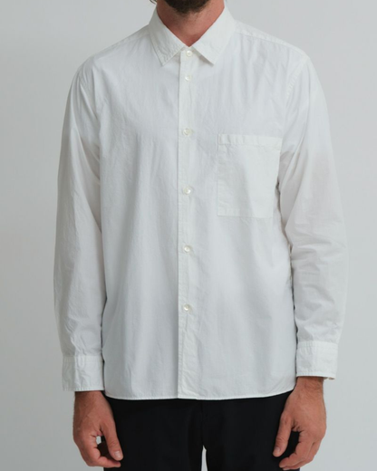 Regular Collar Shirt | White