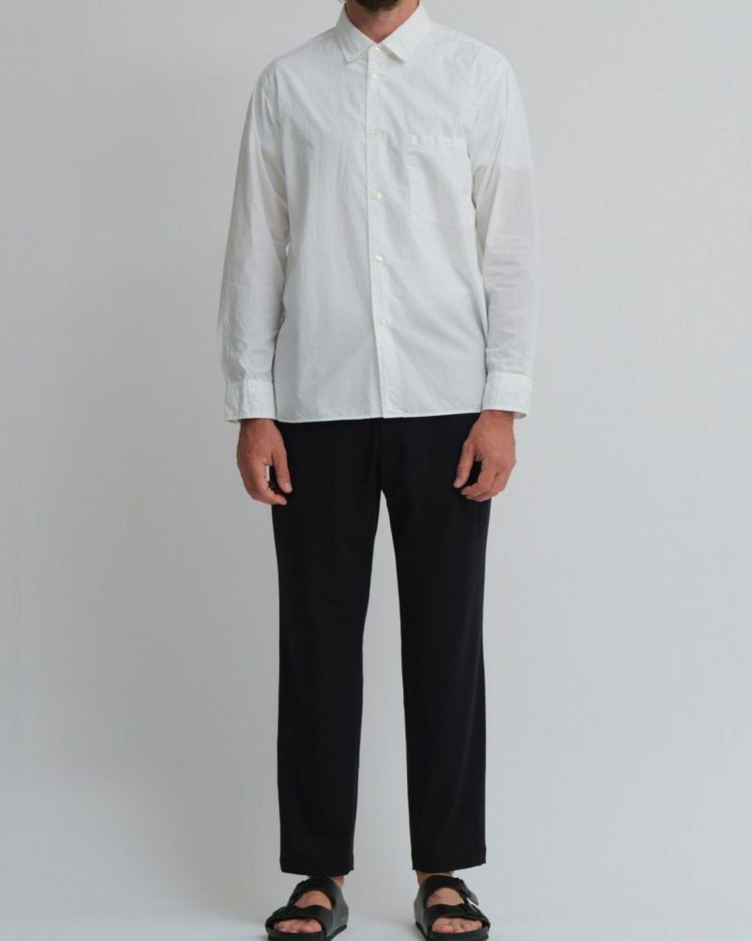 Regular Collar Shirt | White