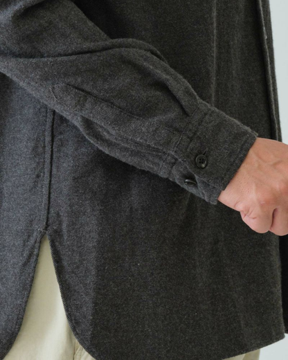 Flannel Over Shirt | Charcoal