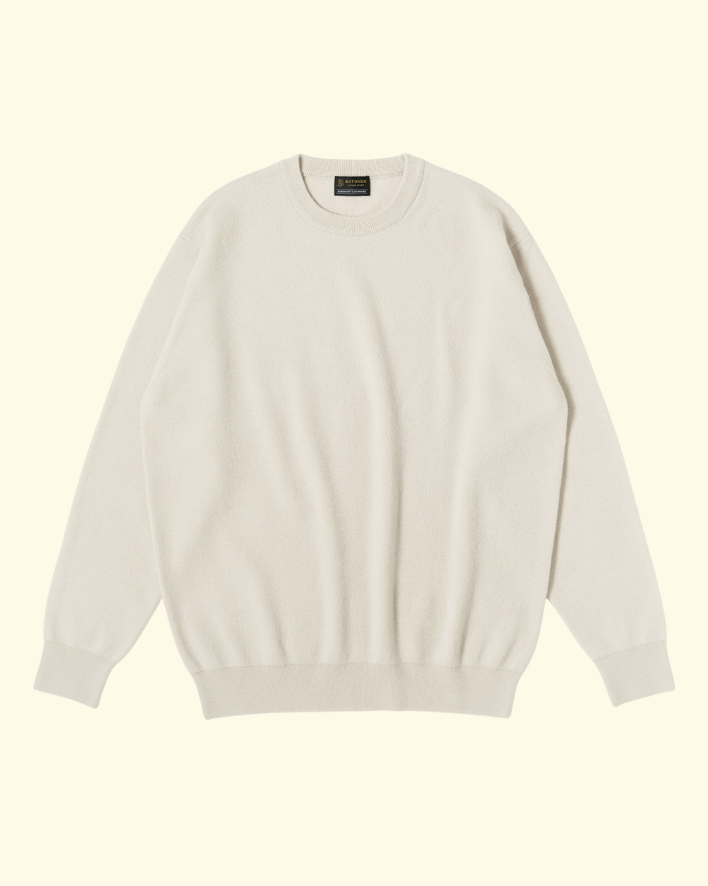 Sunshine Cashmere Crew Neck | Natural