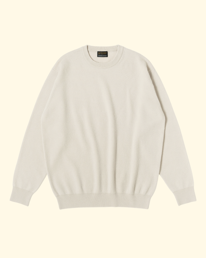 Sunshine Cashmere Crew Neck | Natural
