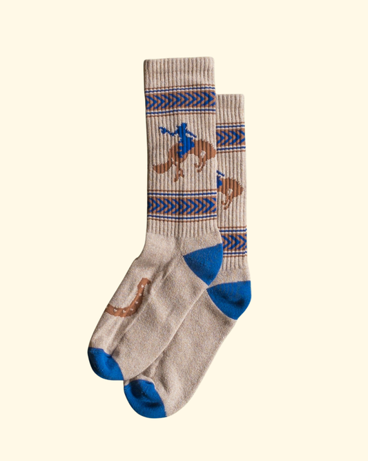 Recycled Camp Sock | Bucking Bronc