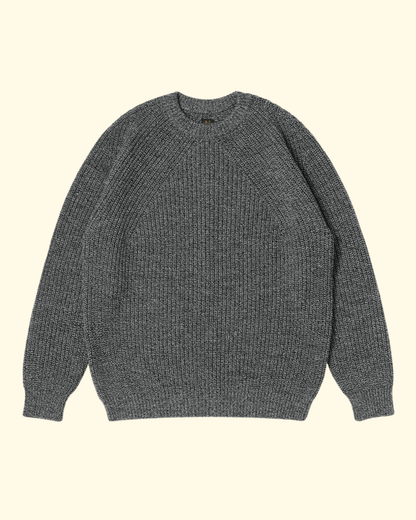 Signature Crew Neck | Ivory & Black