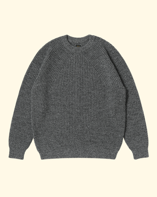 Signature Crew Neck | Ivory & Black