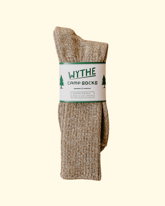 Recycled Camp Sock | Camp Khaki Melange