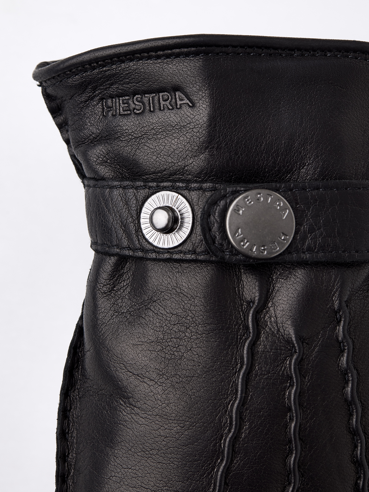 Hestra jake black glove detail